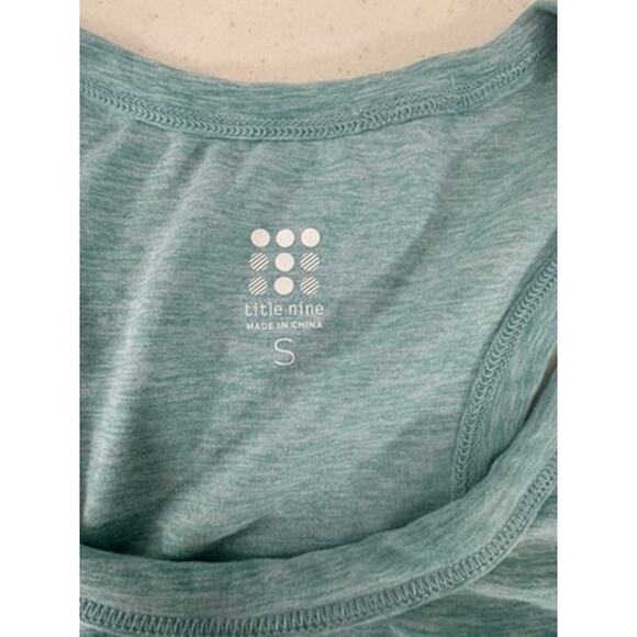 "TITLE NINE" Aqua Blue Tank Top SZ S Women's Runner Jogging Gym Workout Aerobics - Picture 6 of 9